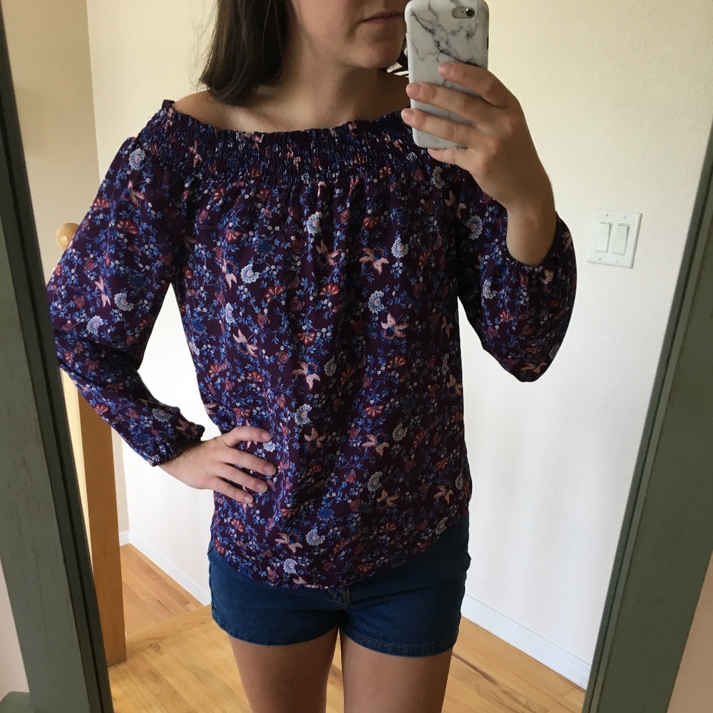 Off the shoulder summer top